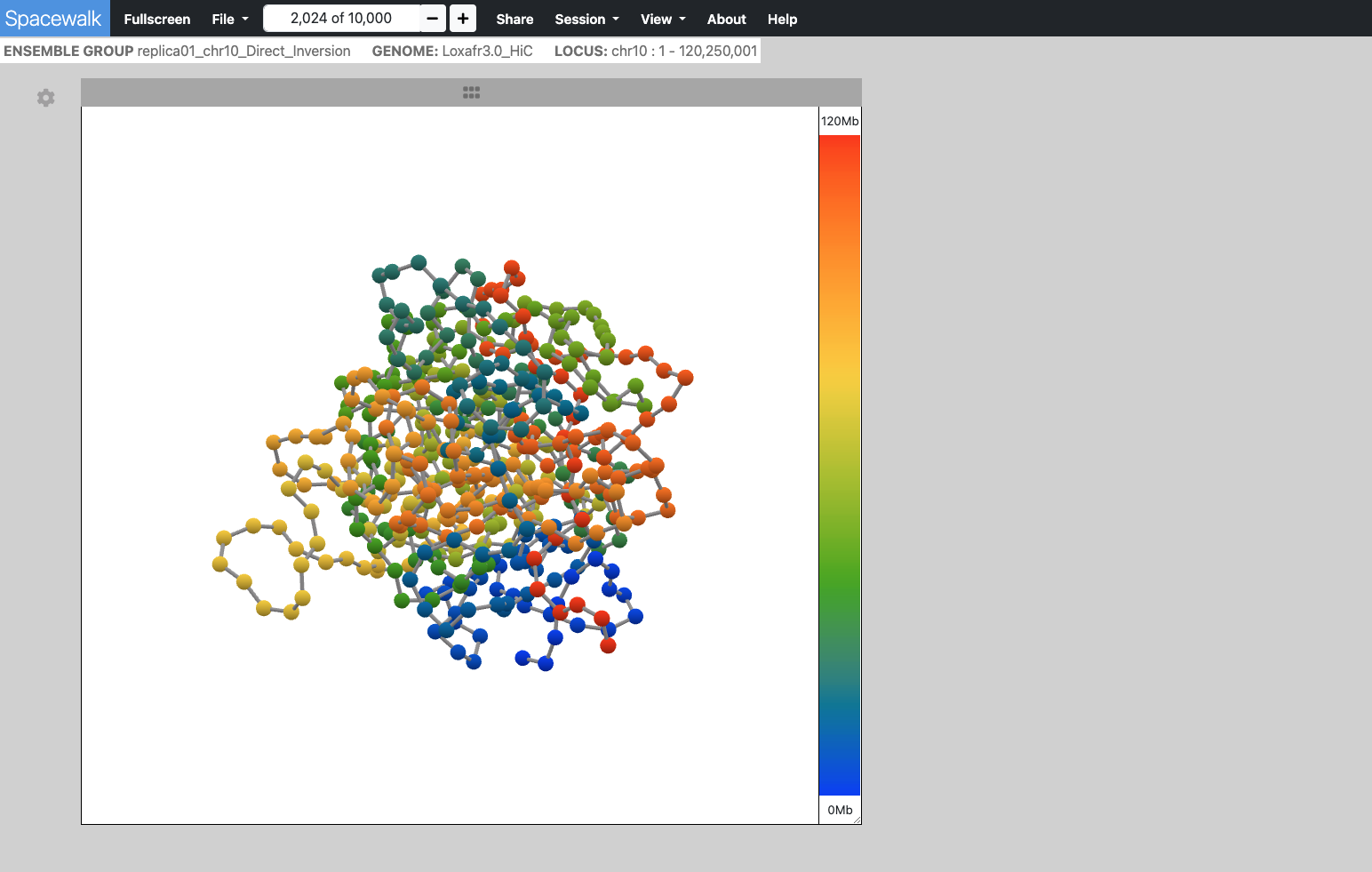 ball & stick render style